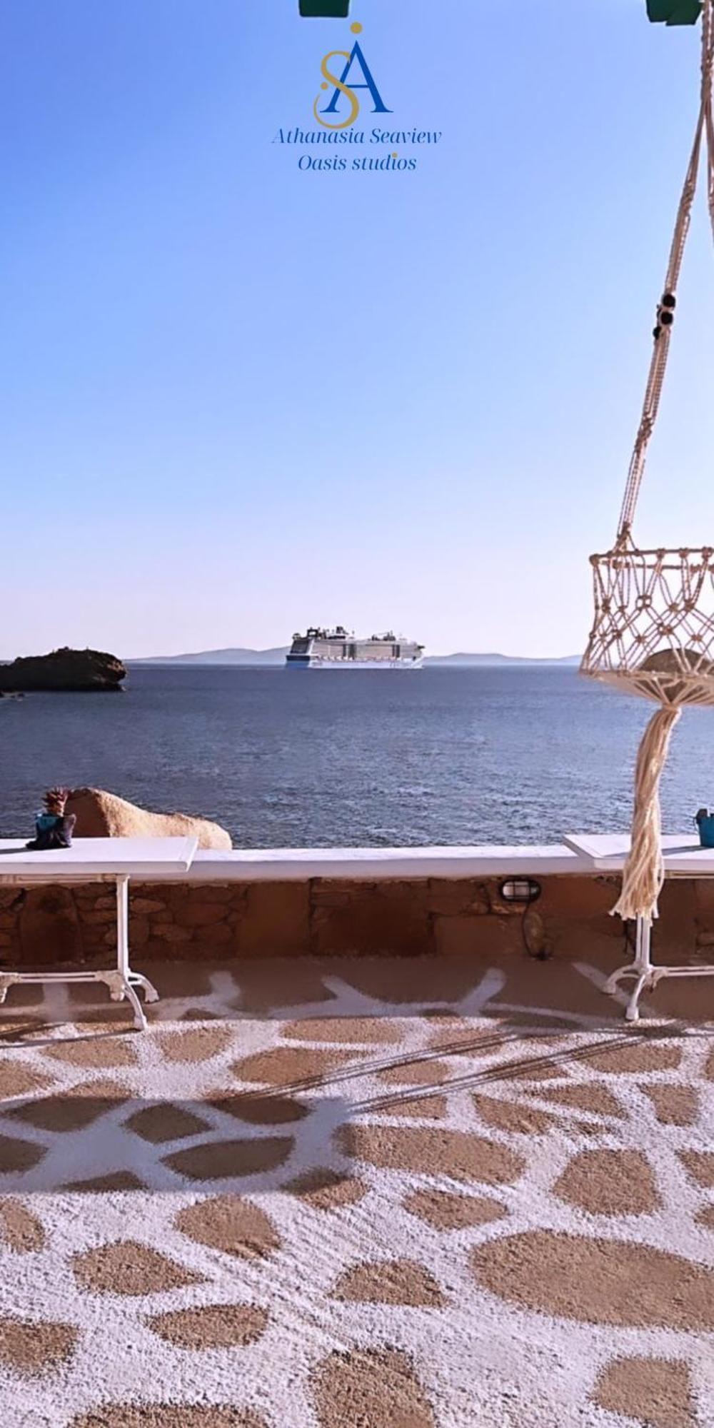 Mykonos Athanasia Seaview Oasis Studios By The Port Houlakia  Extérieur photo