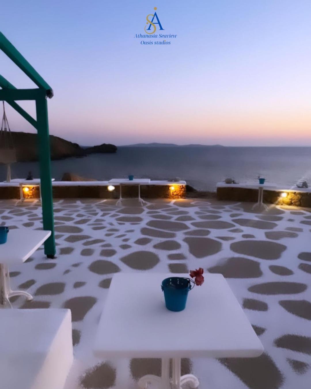 Mykonos Athanasia Seaview Oasis Studios By The Port Houlakia  Extérieur photo