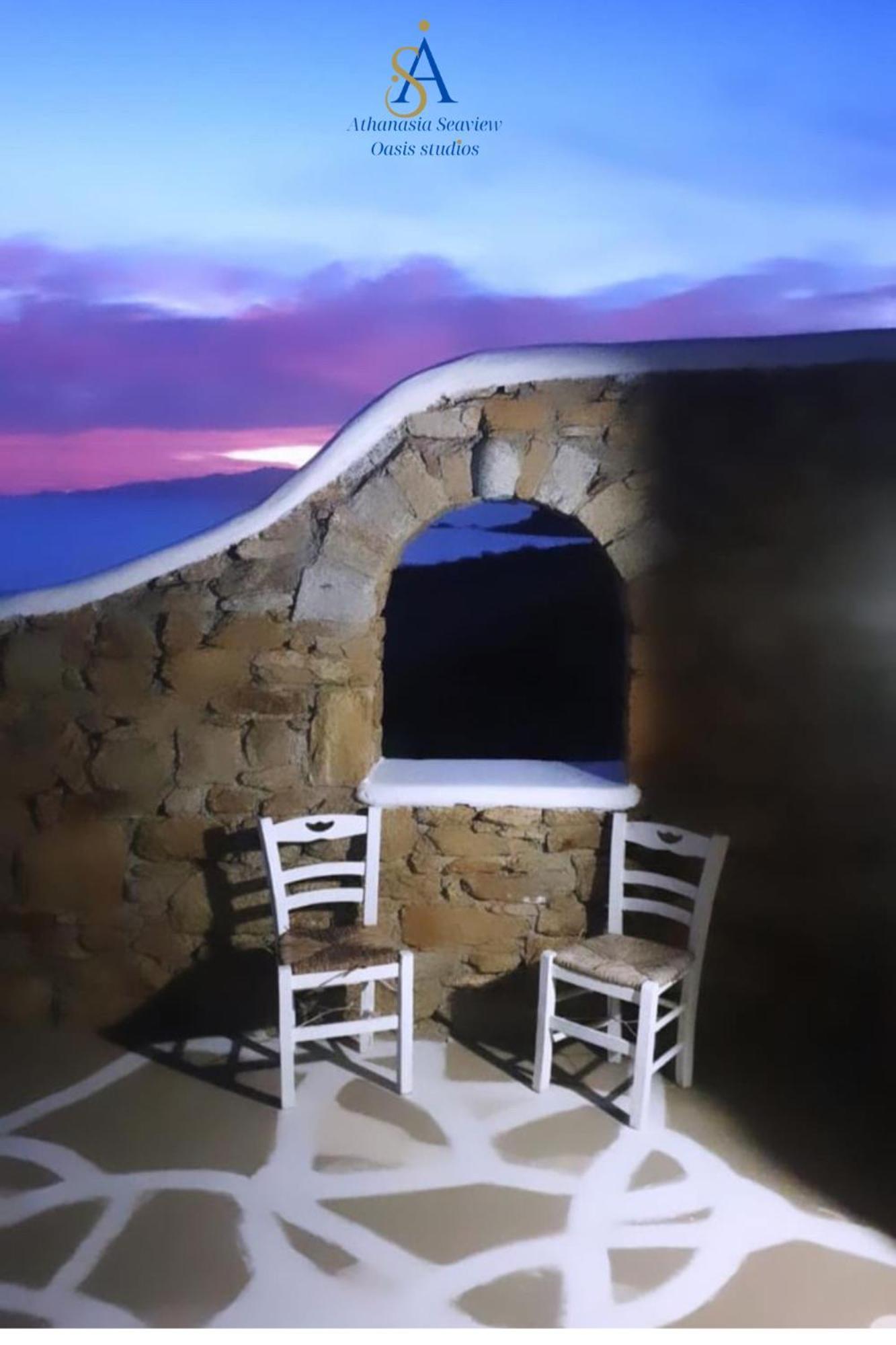 Mykonos Athanasia Seaview Oasis Studios By The Port Houlakia  Extérieur photo