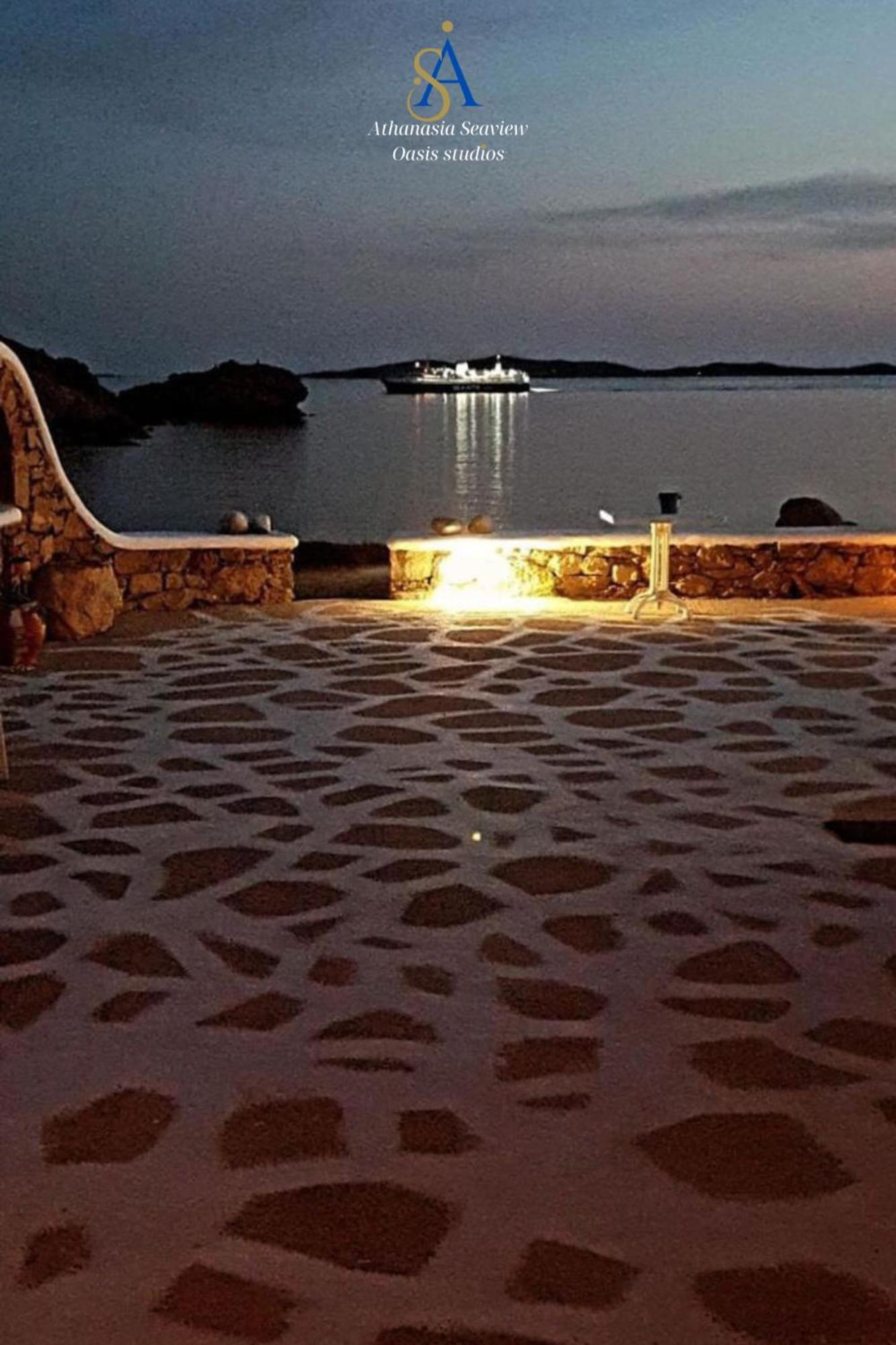 Mykonos Athanasia Seaview Oasis Studios By The Port Houlakia  Extérieur photo