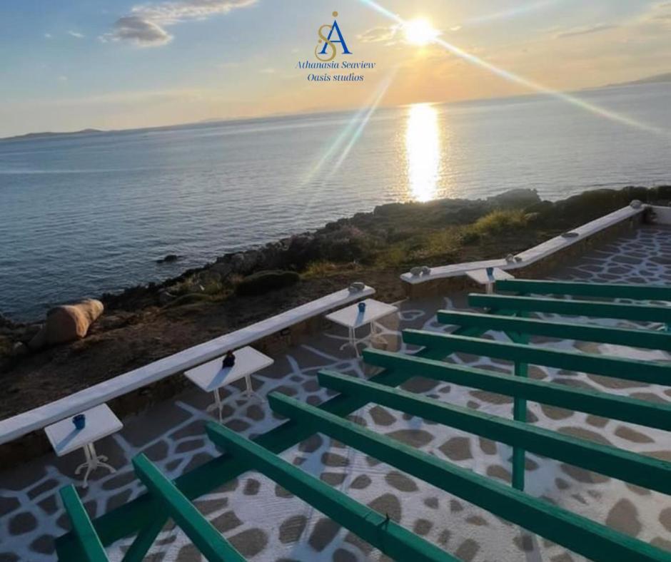 Mykonos Athanasia Seaview Oasis Studios By The Port Houlakia  Extérieur photo