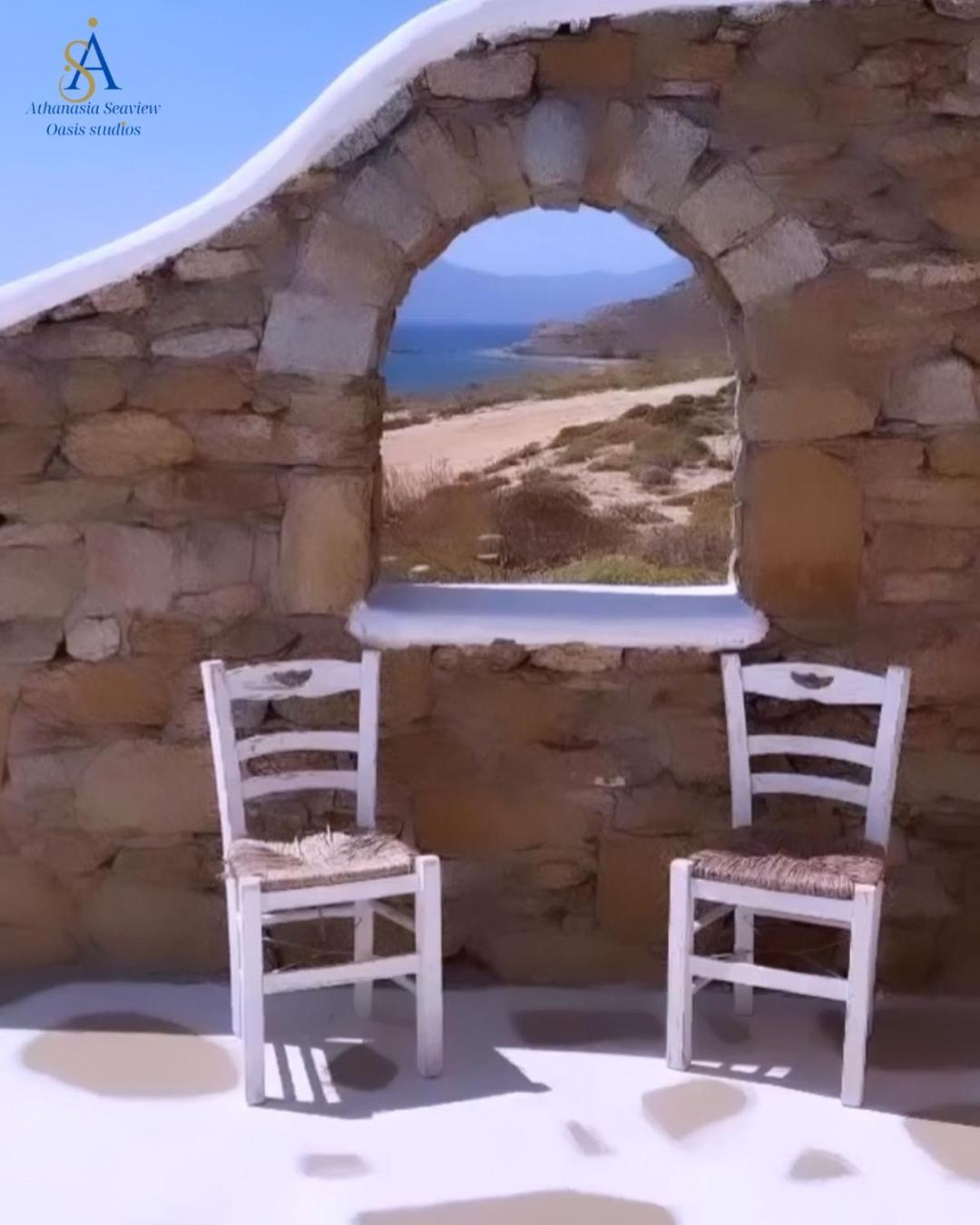 Mykonos Athanasia Seaview Oasis Studios By The Port Houlakia  Extérieur photo