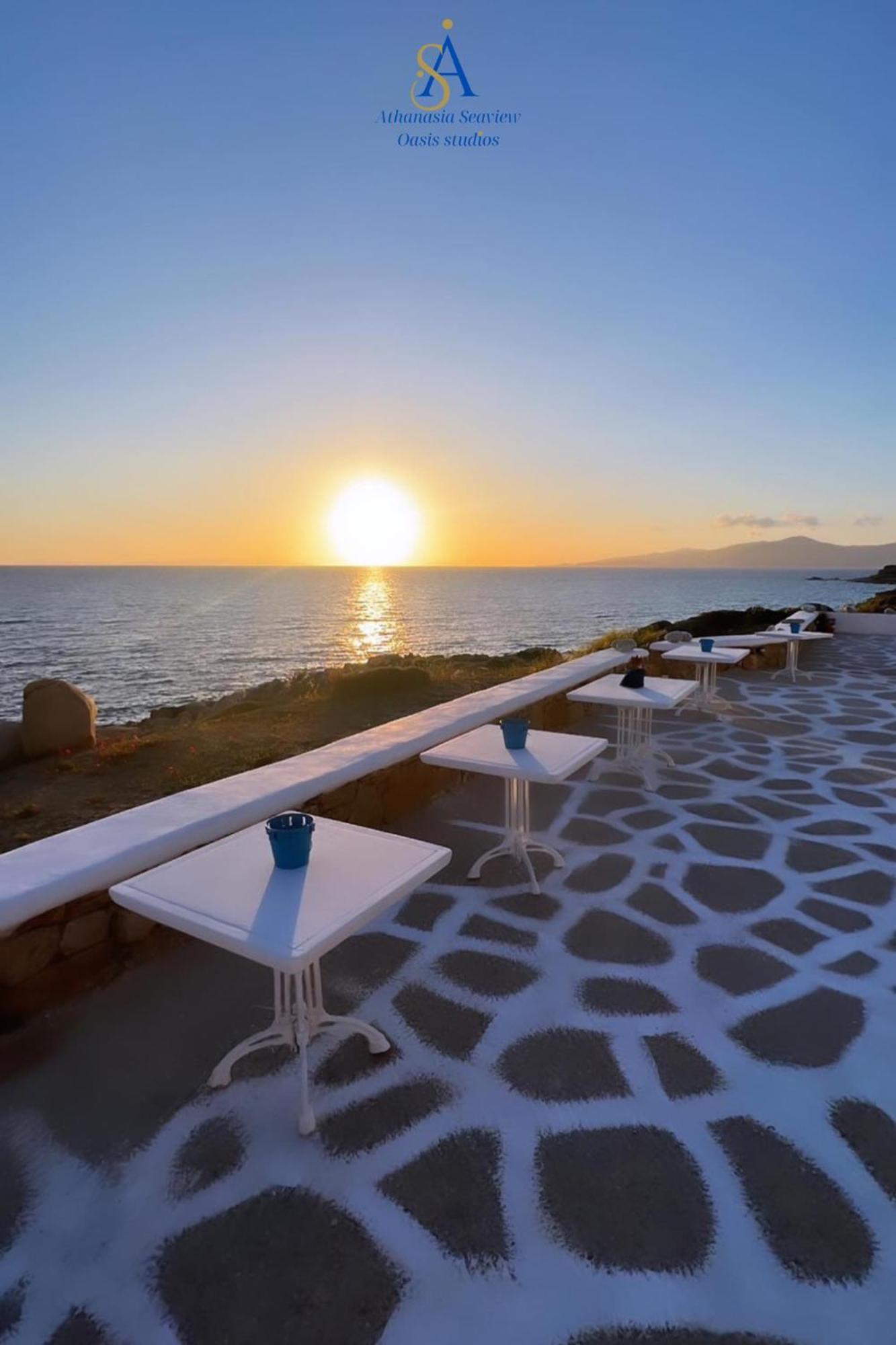Mykonos Athanasia Seaview Oasis Studios By The Port Houlakia  Extérieur photo